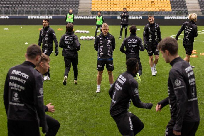 Laget mot Kongsvinger i årets siste kamp