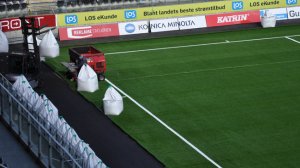 Kunstgress sand klargjøring