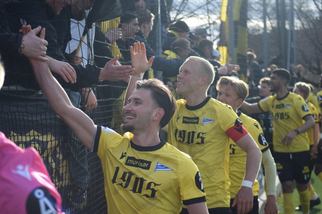 Altin har spilt mange minutter denne sesongen for A-laget til IK Start. Her fra seieren mot Skeid i Oslo.