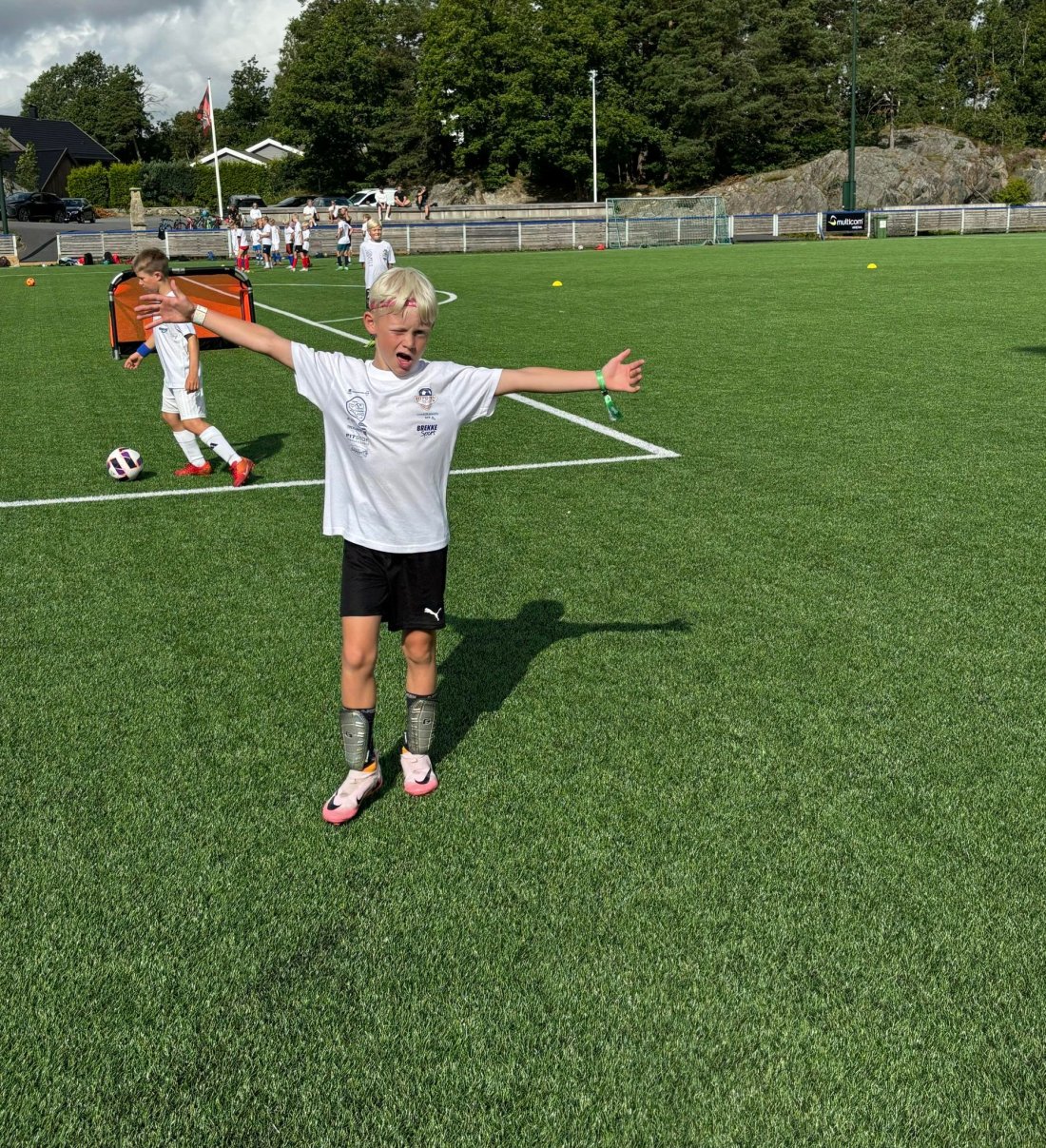 Go'foten hadde i år 124 deltakere! Foto: Privat