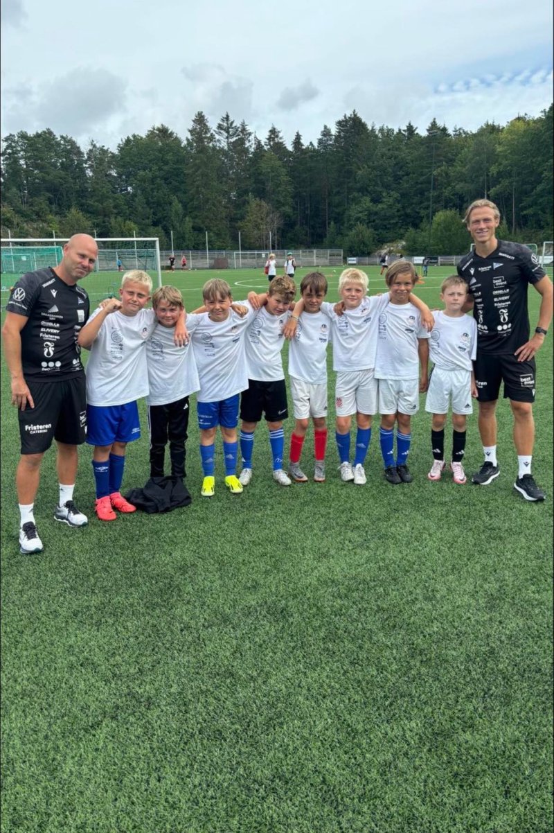 Mathias og Roger storkoste seg i Arendal! Foto: Privat