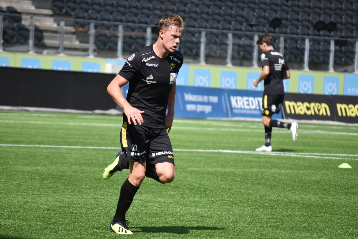 Siste minutt med løping, Tobias kjører på.