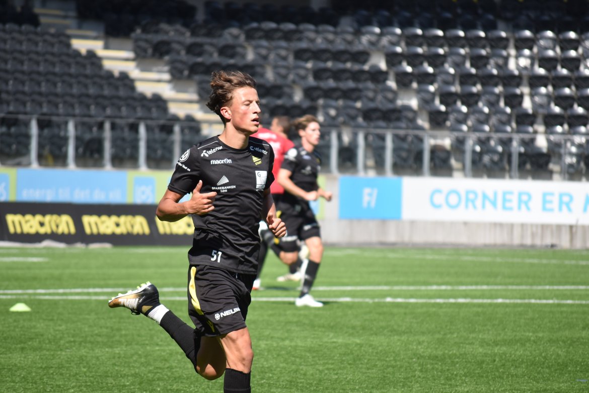 Sander Sjøkvist fra Start 2 var også med på dagens økt.