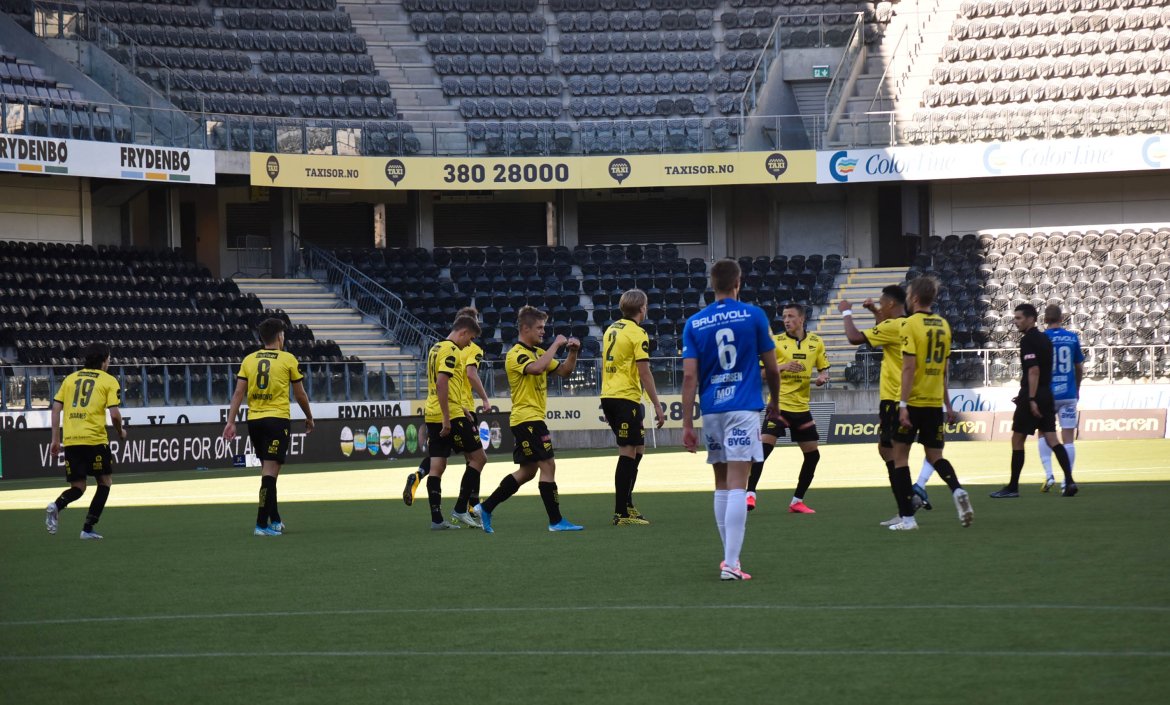 Felles jubel etter Startscoring. Foto: Kristian Øverland