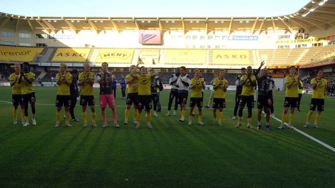 Laget takker supporterne for kampen