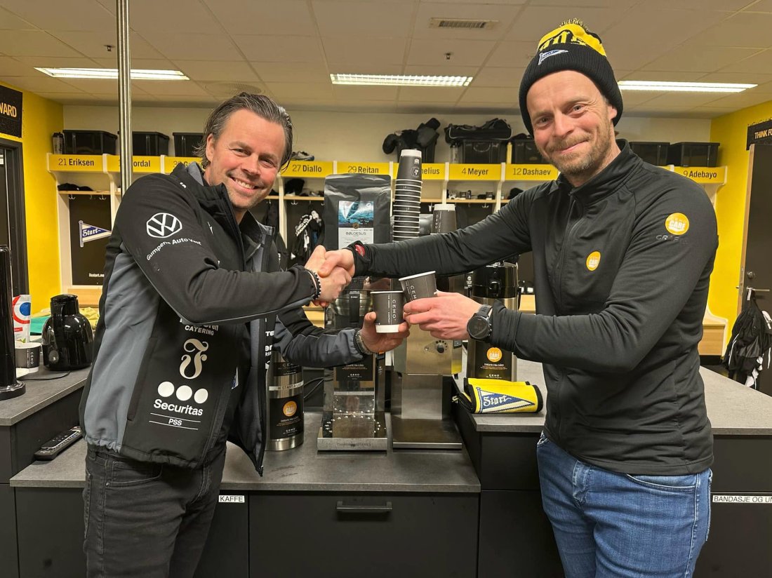 CEMO har også sponset klubben med nye kaffetraktere, blant annet til administrasjonen og til A-lags garderoben.