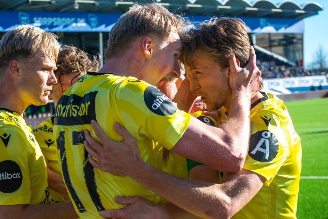 Guttene tok et sterkt bortepoeng i Sarpsborg i starten av april.