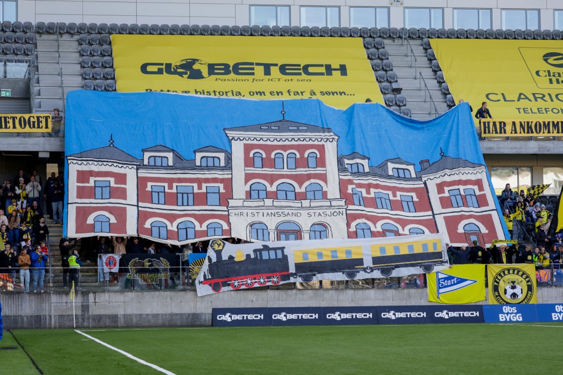 TIFO-gjengen leverte som vanlig! Foto: Tor Erik Schrøder / NTB