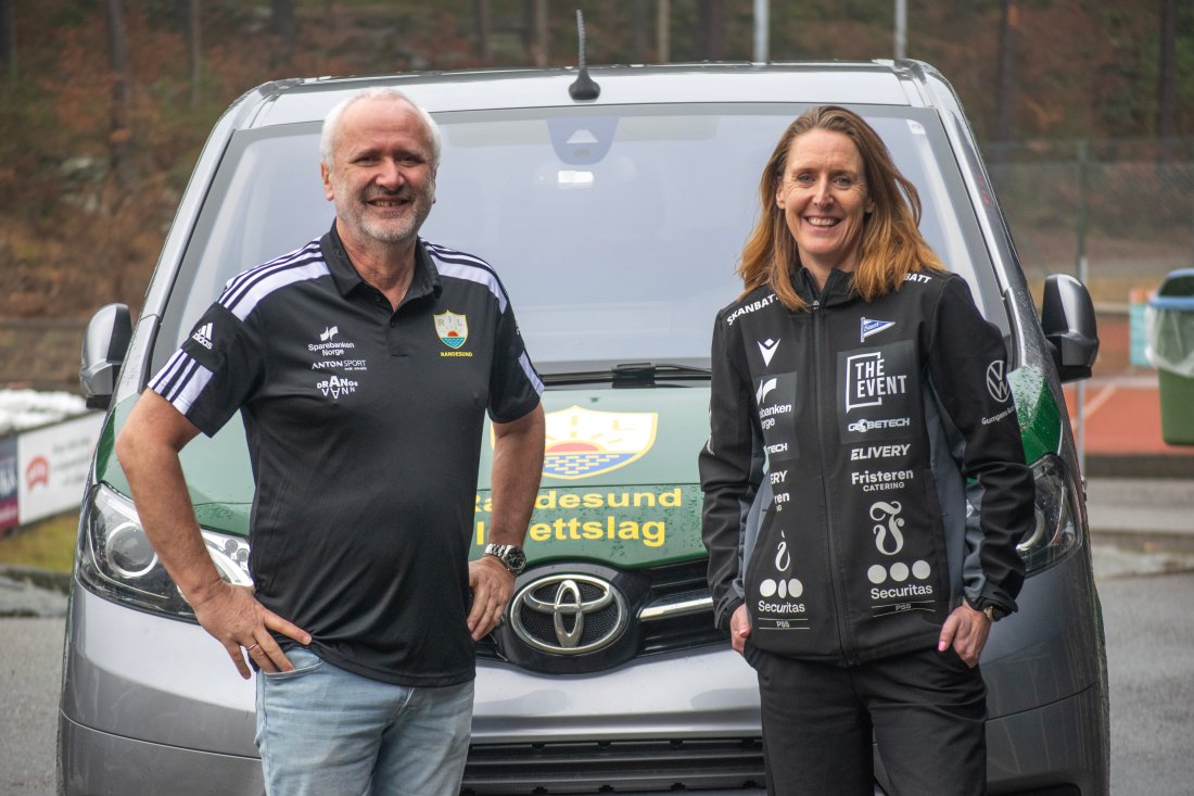 To fornøyde daglige ledere, Øystein Konradsen og Vibeke Johannesen.