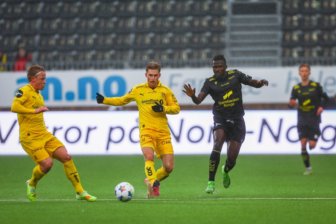 Det ble totalt 15 kamper på James med vimpelen på brystet. Her på Aspmyra i kampen mot Bodø/Glimt tidligere i år. Foto: Mats Torbergsen / NTB