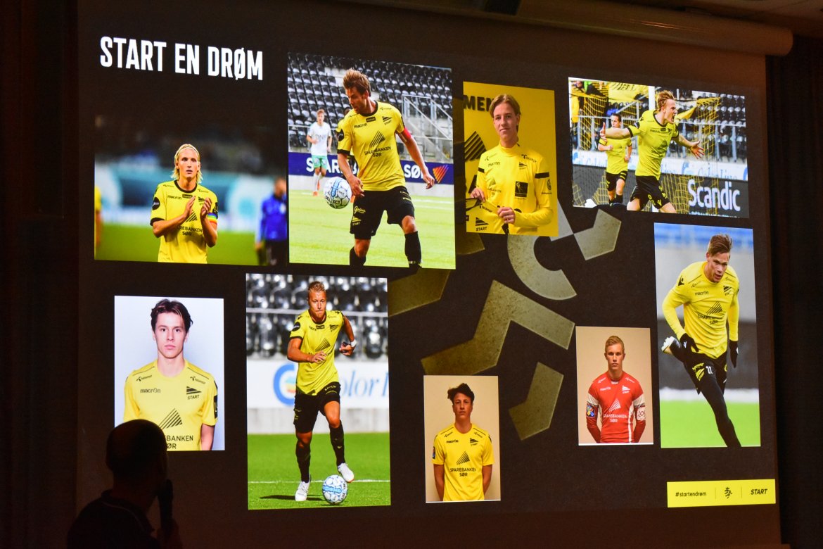 De lokale spillerne i Starts A-stall i dag.