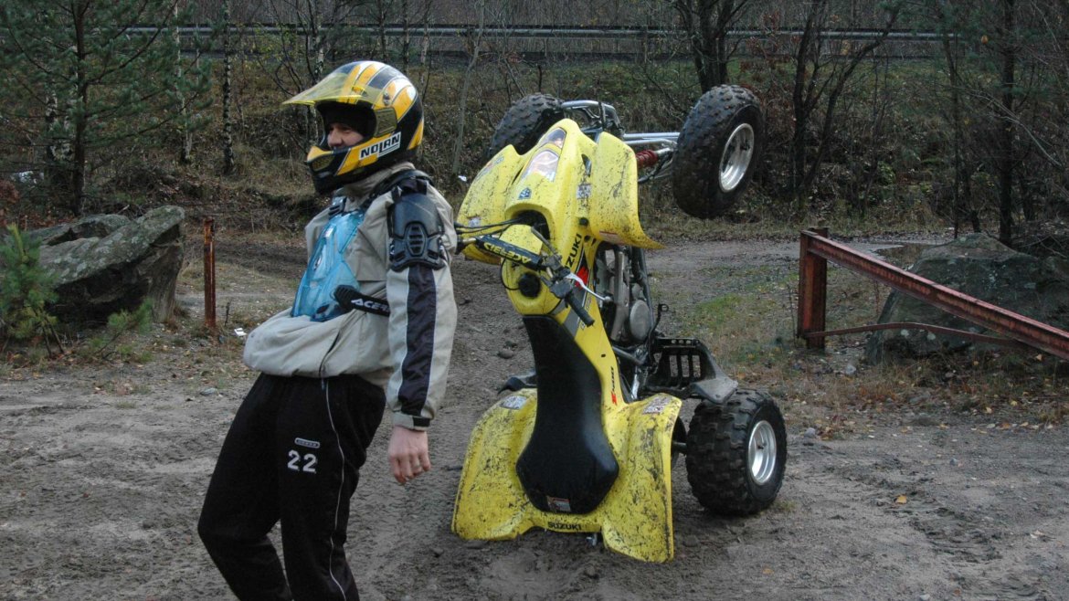 Antar Kjetil R. Pedersen satt på da vognen steilet