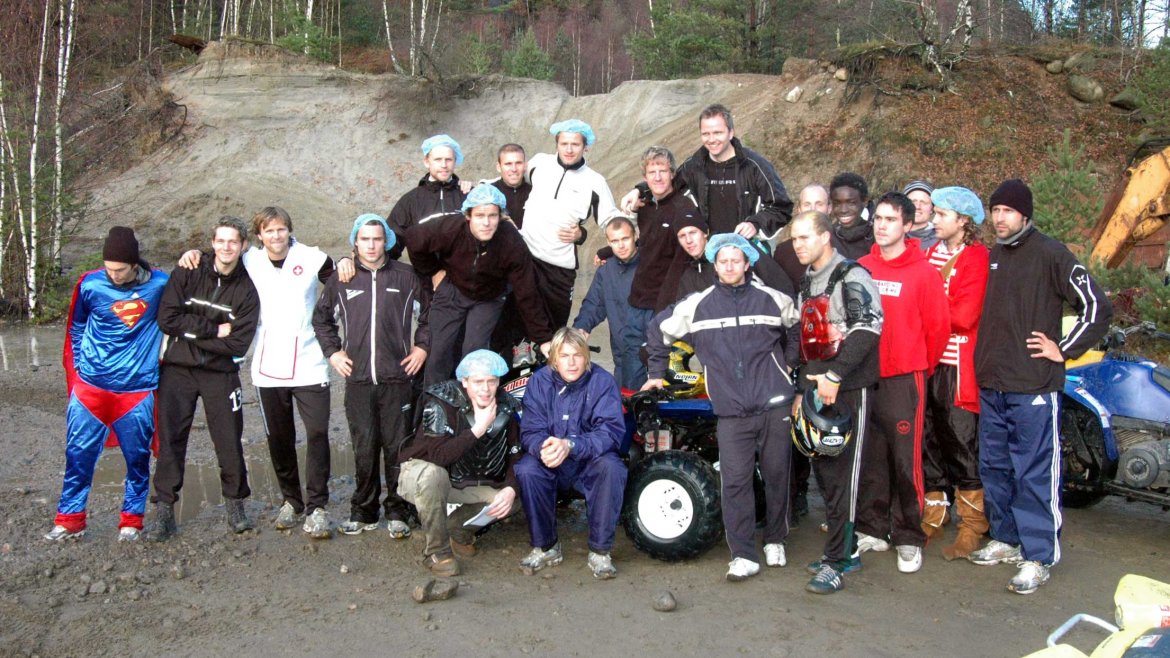 Alle spillerne klare til dyst