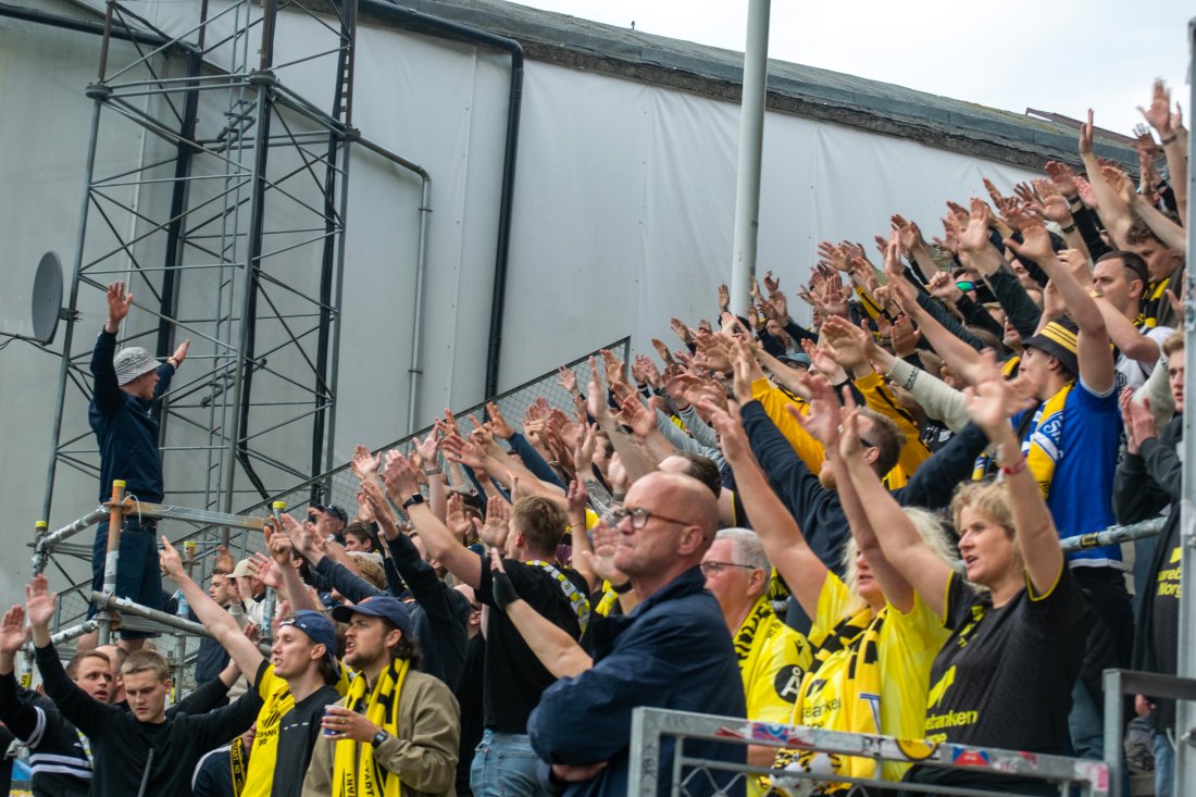 Vi hadde et imponerende bortefølge i Fredrikstad tidligere i år.