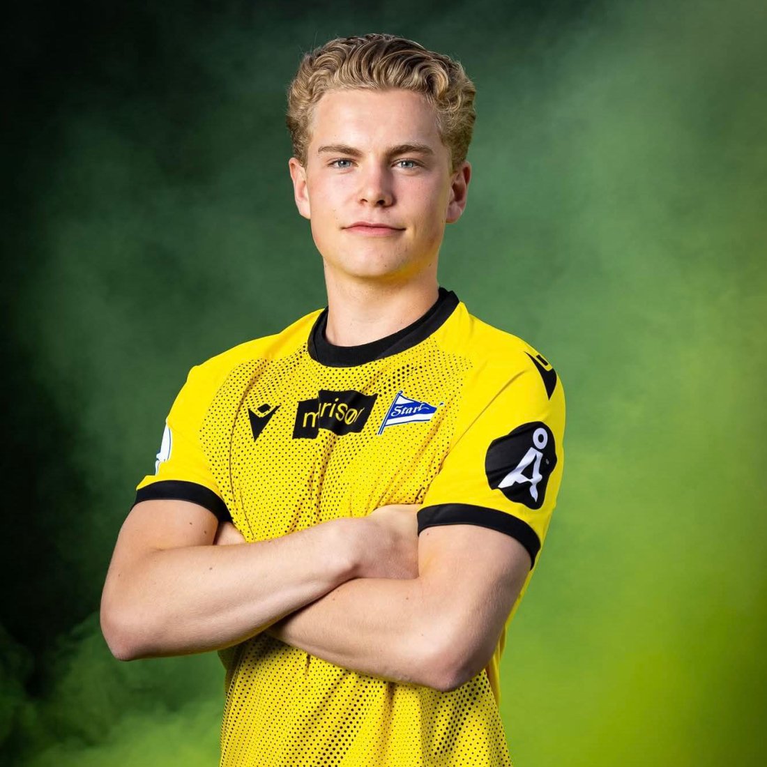 Lukas Gausdal signerer en 3-års kontrakt med IK Start. Foto: Elise Åkesson