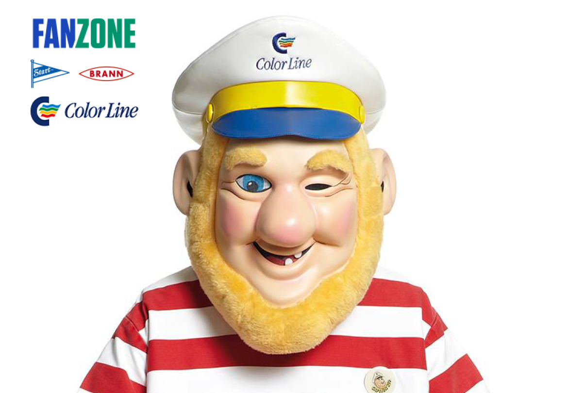Color Line sin maskot, Captein Kid, kommer.