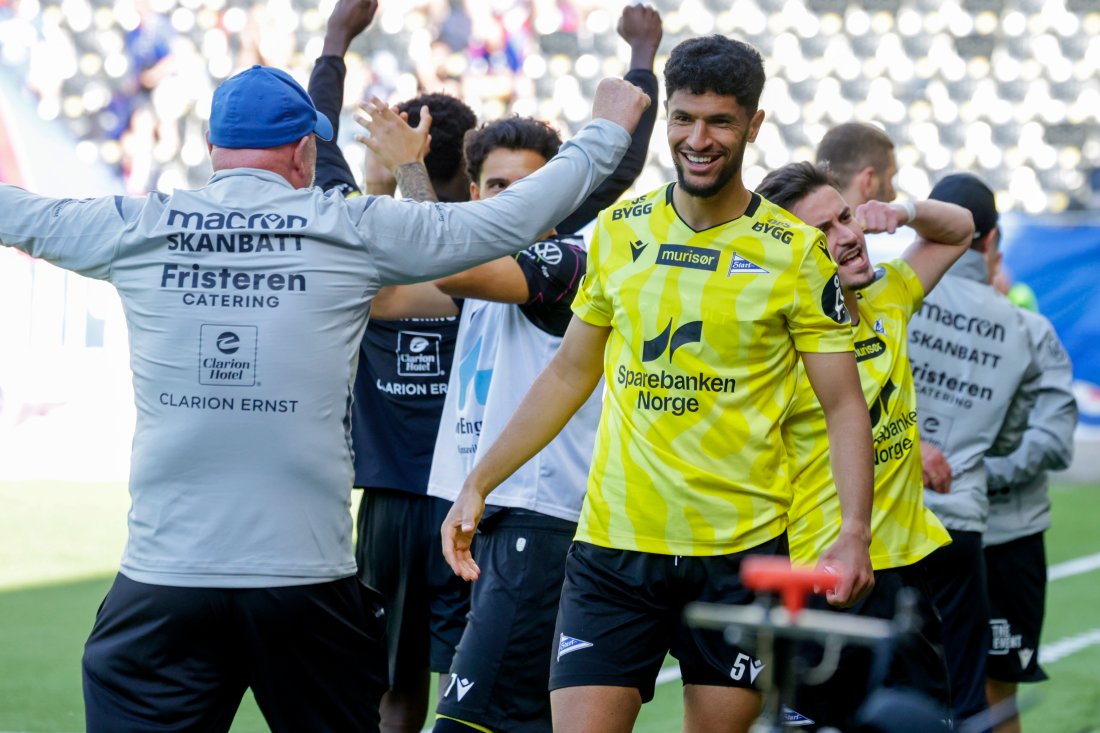 Omar har vært Start-spiller siden vinteren 2025, men når går turen østover og til Moss FK. Foto: Tor Erik Schrøder / NTB