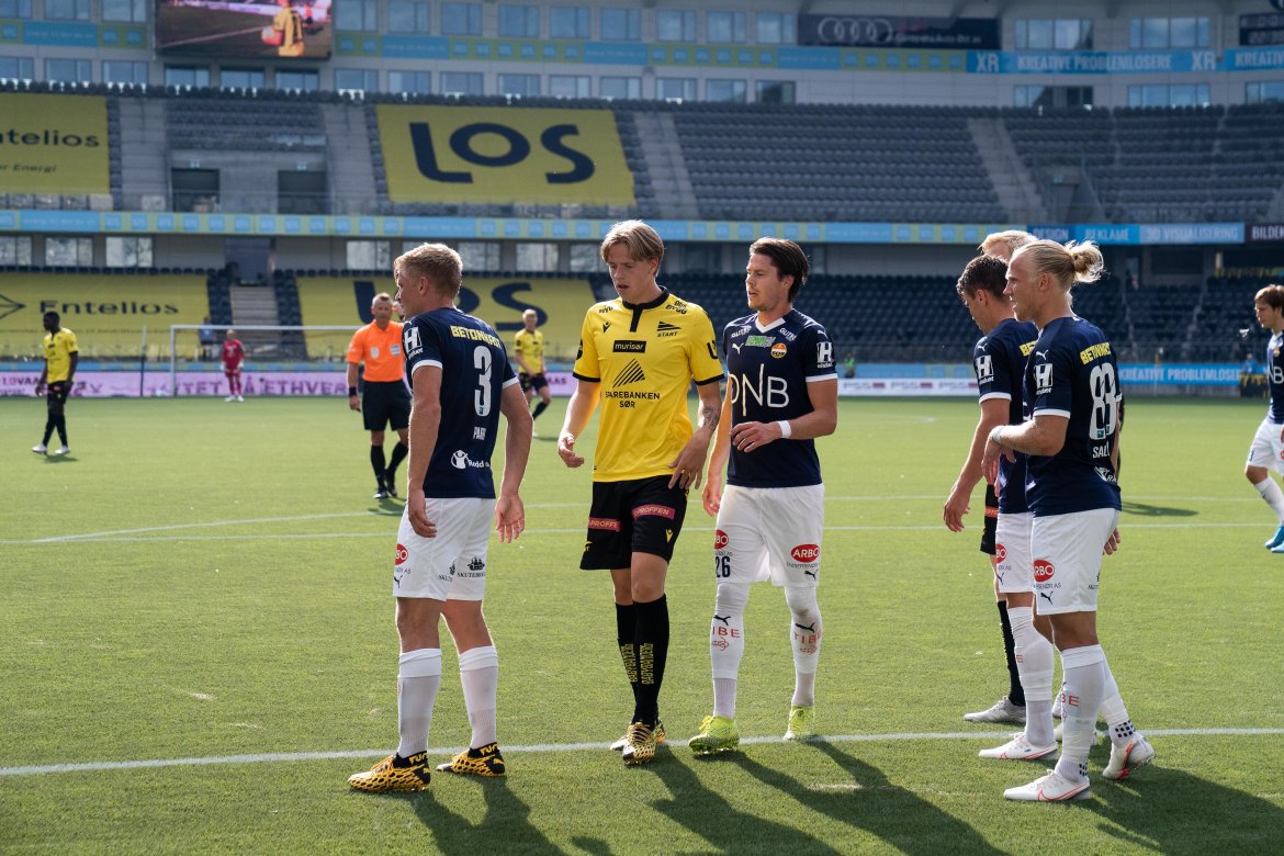 Daland debuterte i Eliteserien under serieåpningen. Foto: Gunnar Langeland
