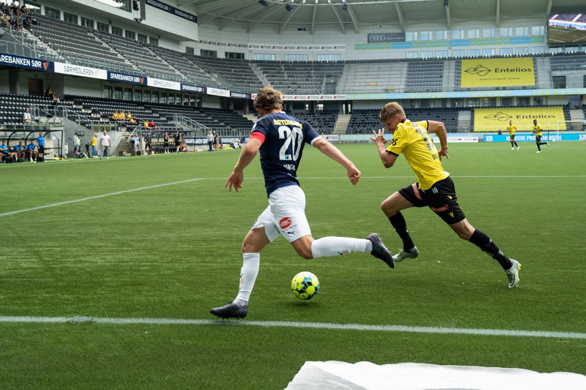 Steffen Lie Skålevik re-debuterte som Start-spiller. Foto: Gunnar Langeland