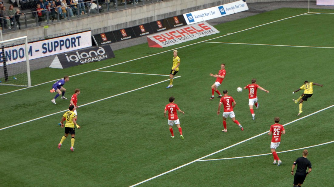 Diallo brenner til og scorer