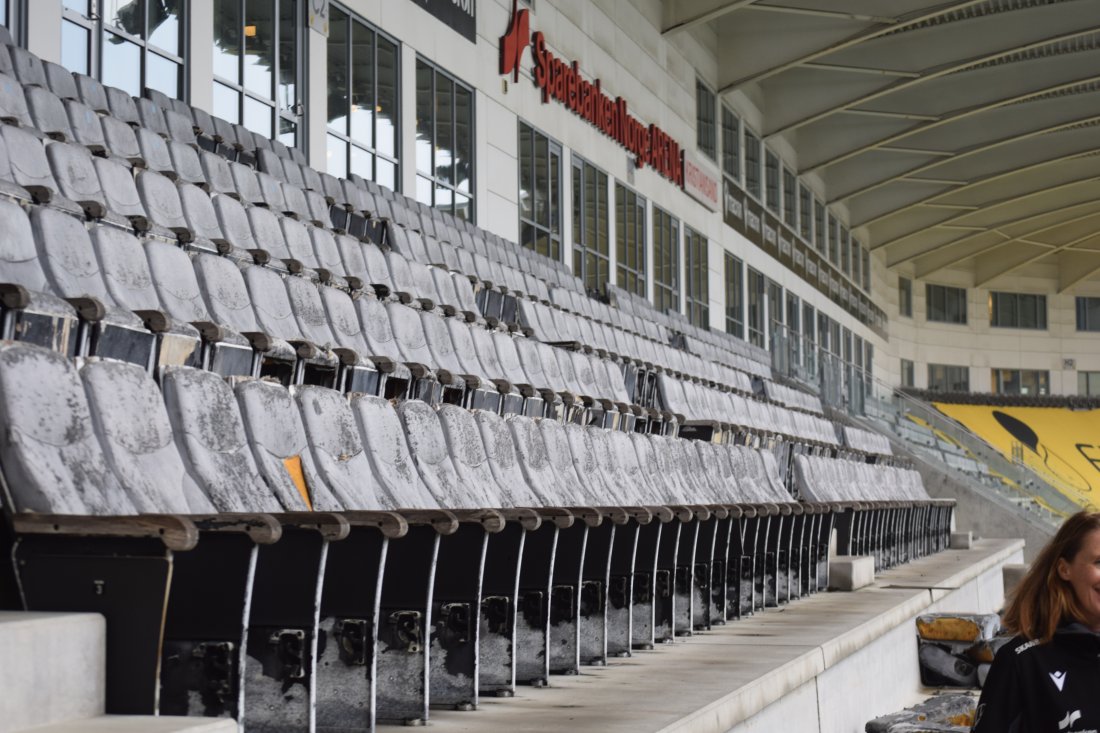 Setene på StartVippen har over lengre tid hatt behov for å byttes ut. Nå skal 600 av disse skiftes ut ved hjelp av Sparebanken Norge.