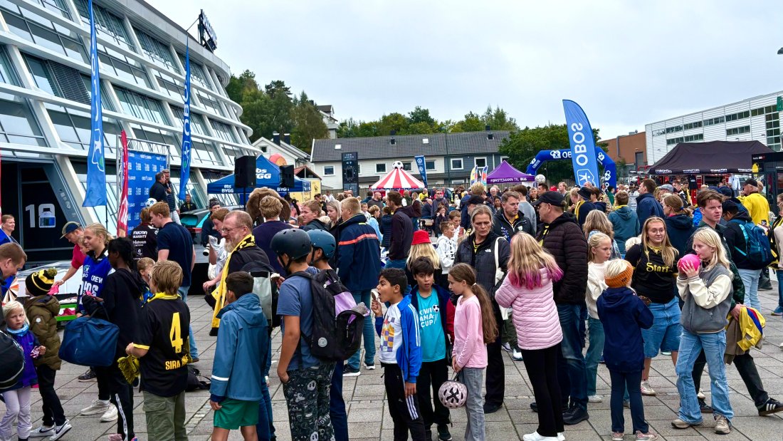 Veldig gøy å se så mange som tok turen til OBOS Fanzone+ før kampstart!
