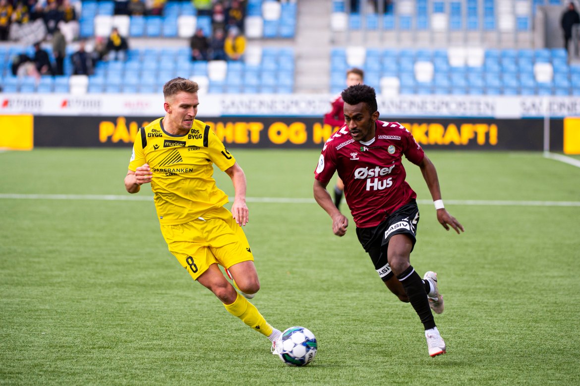 Kristoffer Valsvik og Horenus Taddese