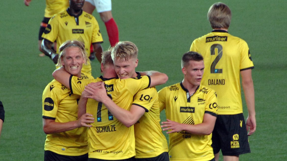 Seiersjubel på banen