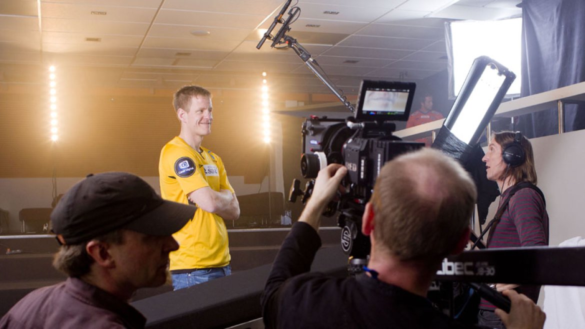 Nasjonalt kickoff Glenn i fotosession