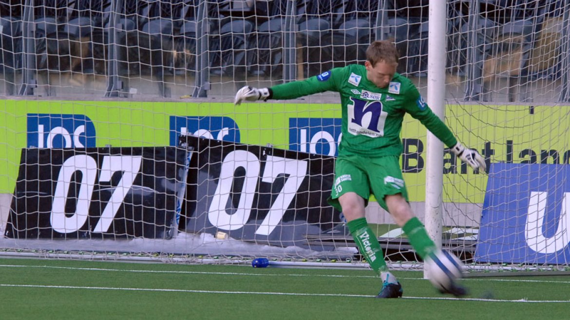 Start-Fløy Terje sparker