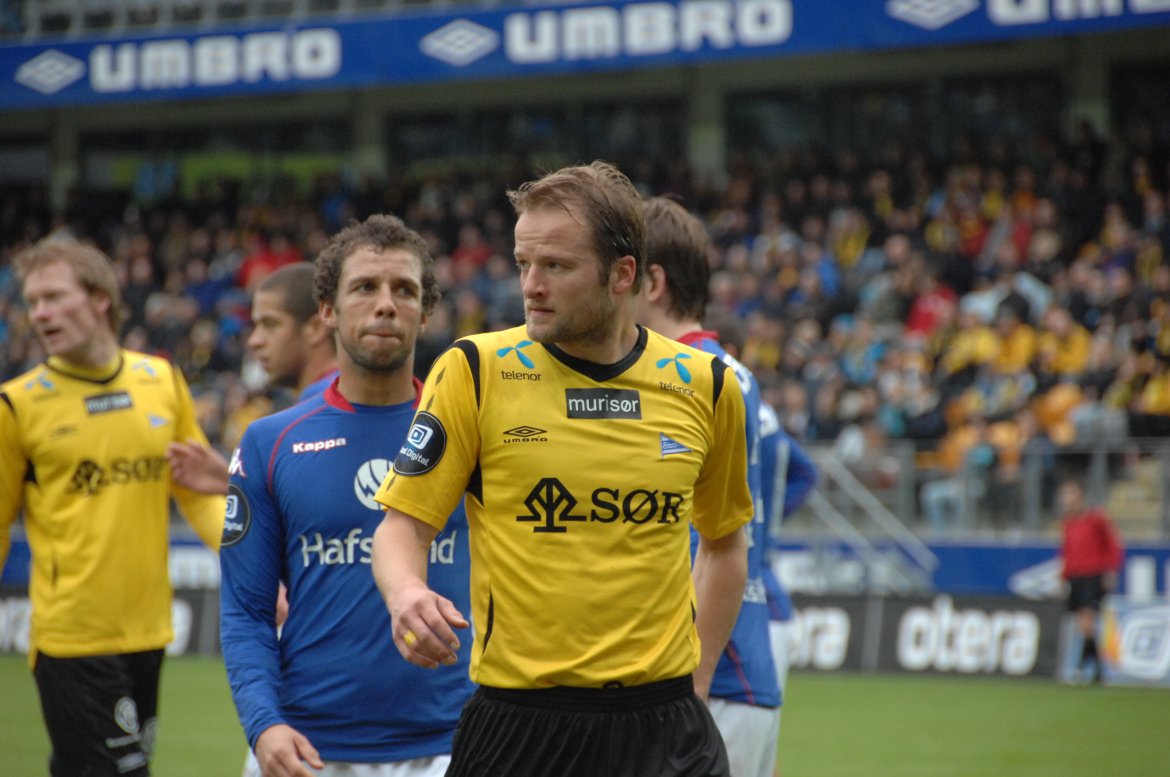 Bård Borgersen oppe på corner