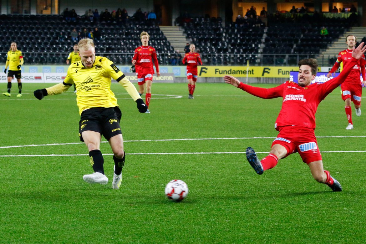 Martin Ramsland scoret begge målene i 2-1-seieren mot Ull/Kisa.
