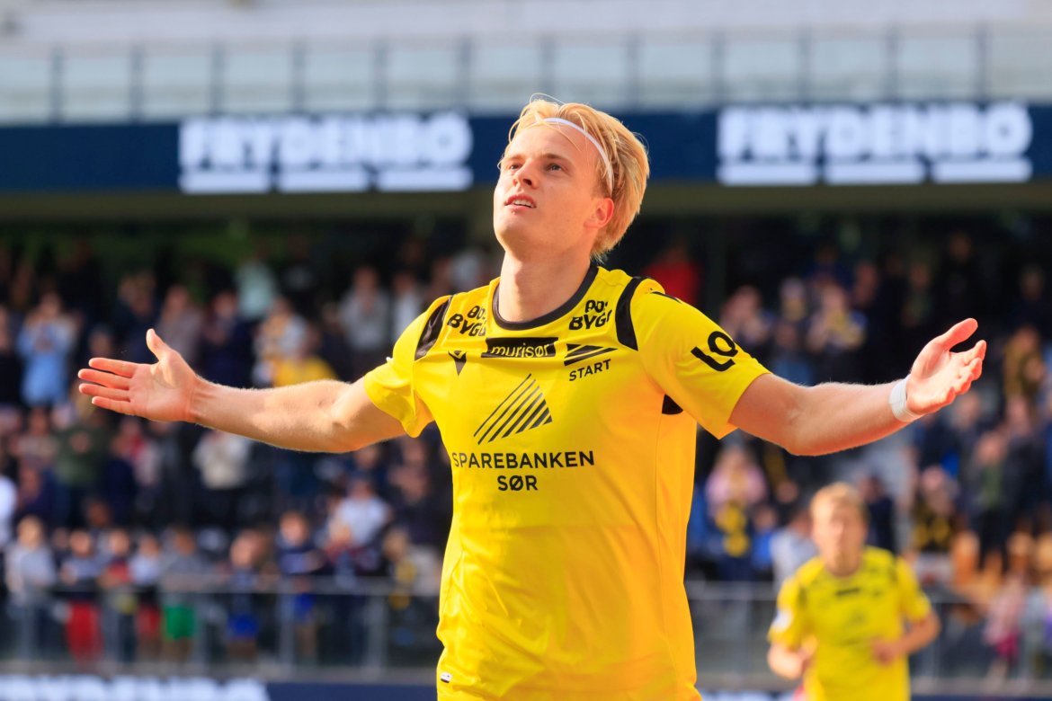 Jonatan Braut Brunes dagens mann med hat-trick
Foto: Tor Erik Schrøder