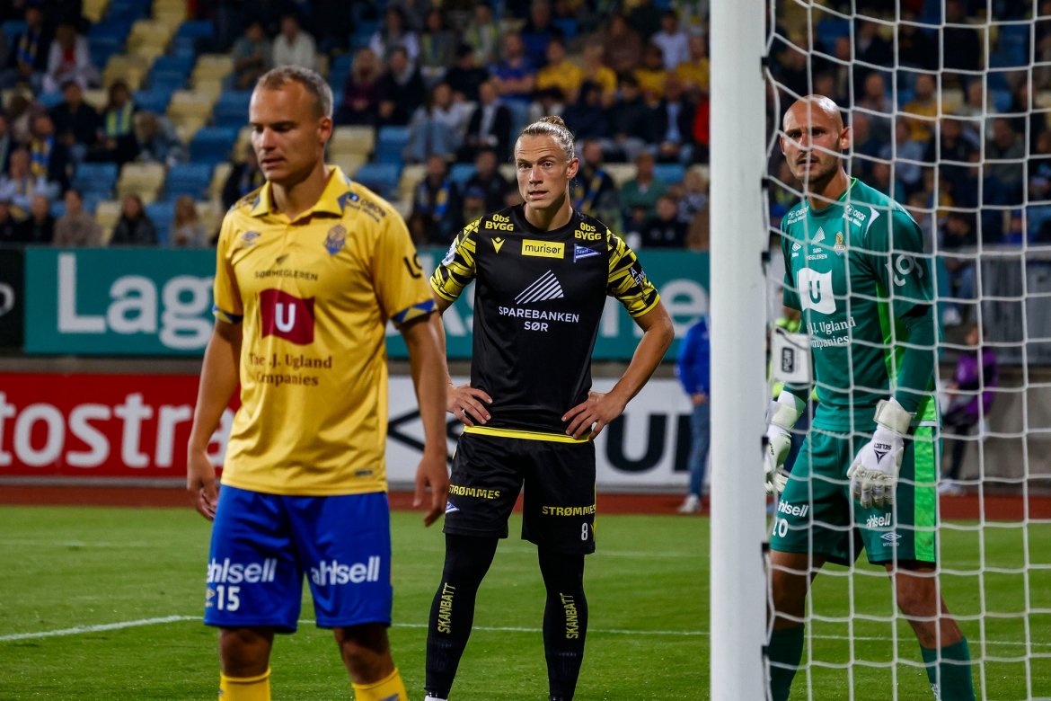 Grundetjern venter på korner etter 1 min