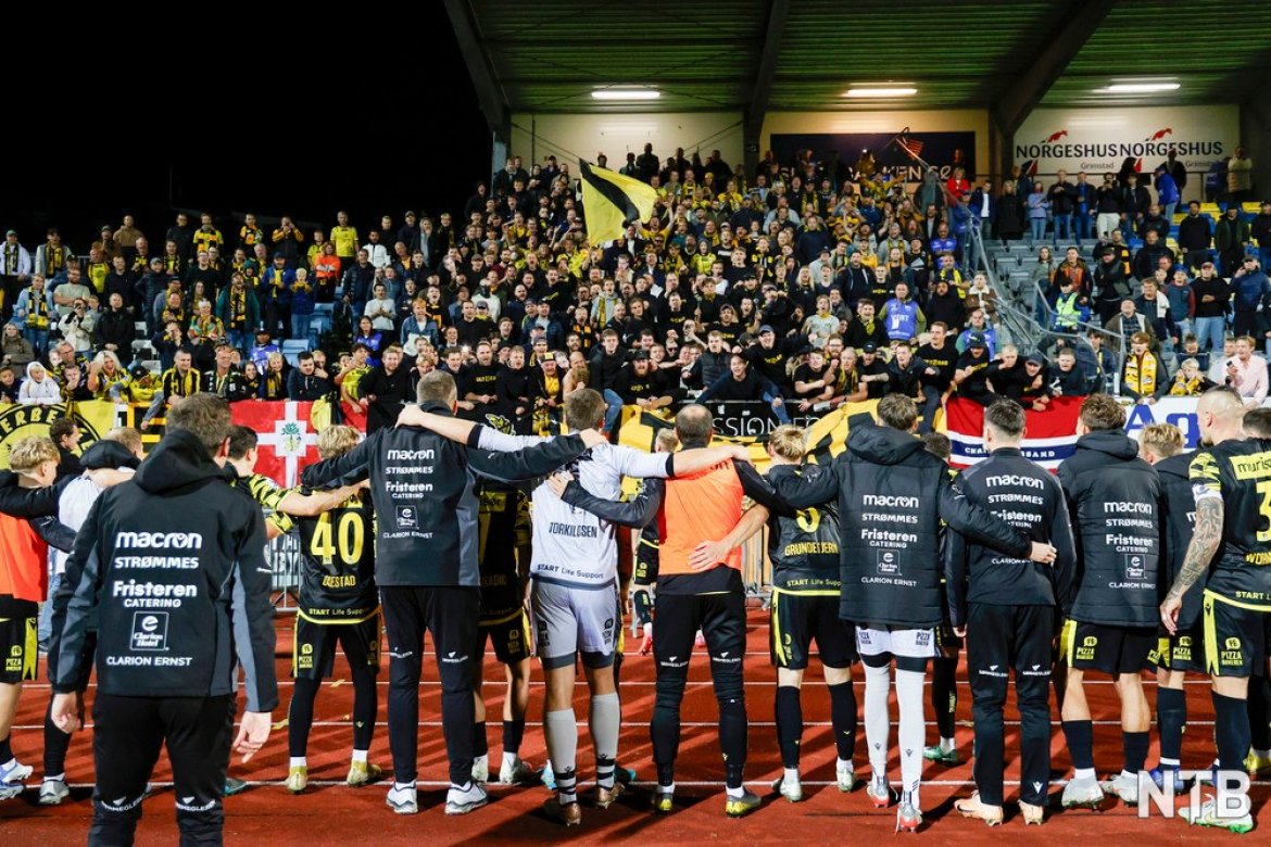 Mye folk og mye jubel